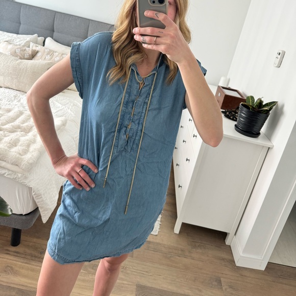 Denim Michael Kors dress 💙 - Picture 2 of 5